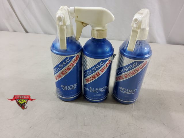Lot 7-133703 - (3) Spray Bottles of Tech Spray anti-static cleaner. #1733-pt.
