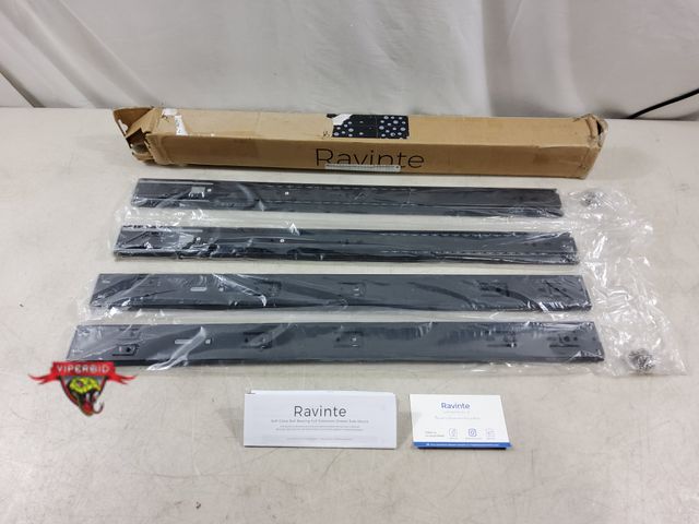Lot 7-134109 - 2 Pairs of Ravinte 22" Soft close drawer slides.