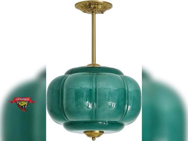 Lot 7-130362 - Lightland 15" Milk Glass Ceiling Light.