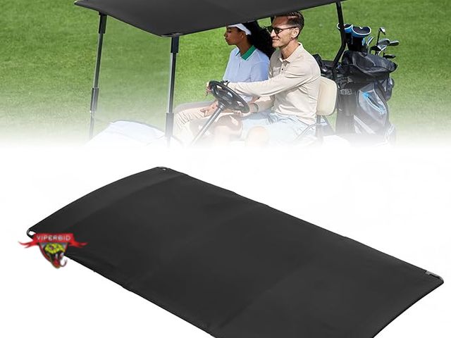 Lot 7-134024 - Retail value $199! Looks new! KEMIMOTO Canvas Golf Cart Sun Top Compatible with EZGO TXT 1994-2013 |...