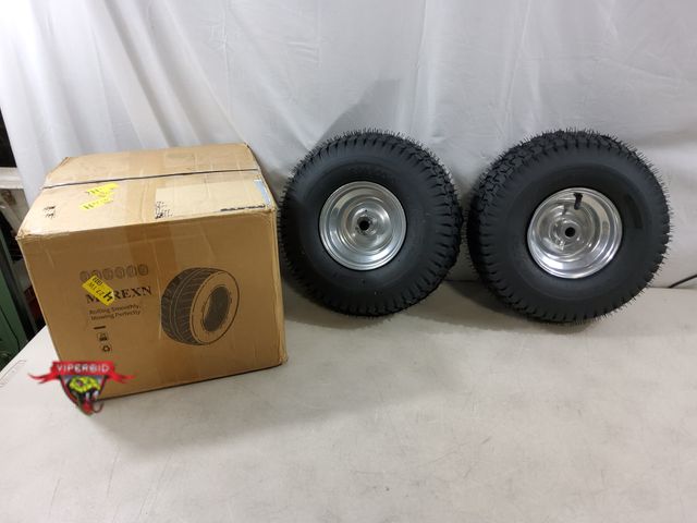 Lot 7-134181 - New! Set of 2 - 15 X 6.00-6 Tires. Max inflation 30 psi.
