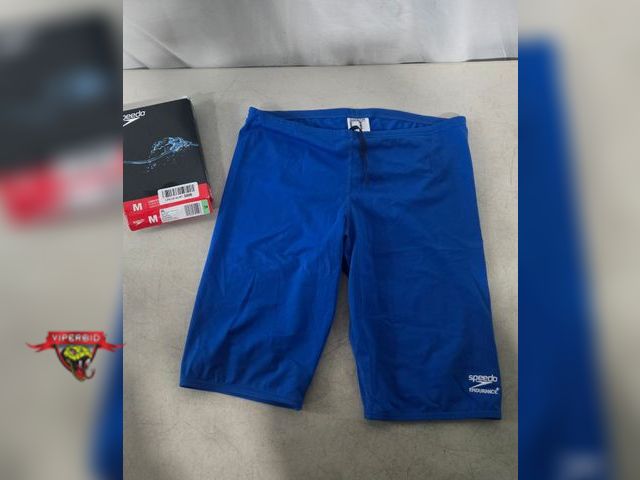 Lot 7-135721 - Speedo men's solid endurance jammer competitive swimsuit. Size: 34.