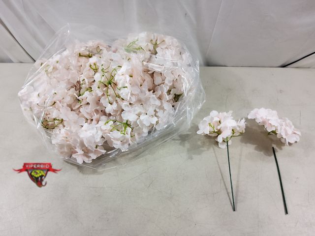 Lot 7-134123 - (37) Stems of artificial flowers. 10"H.