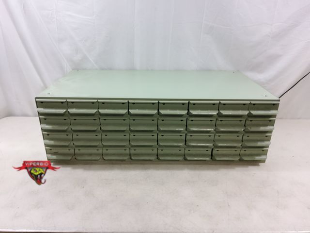 Lot 7-133285 - 32 Drawer Equipto Parts Bin Cabinet. 34-1/4" X 17"D X 10-3/4"H.