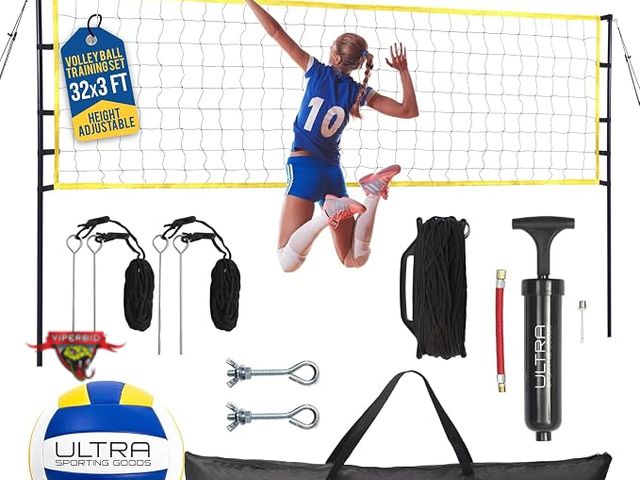 Lot 7-134005 - Ultra Sporting Goods volleyball net.