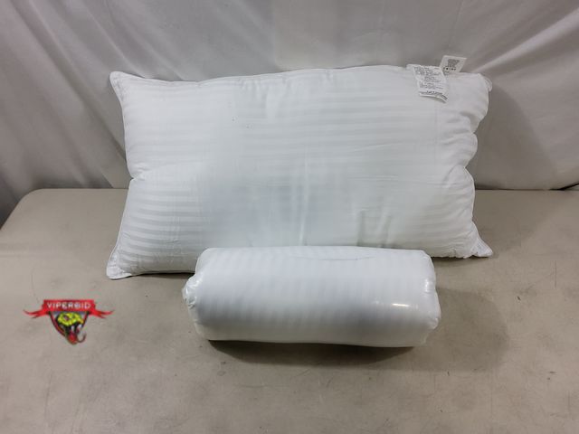 Lot 7-130327 - (2) Beckham hotel collection down alternative pillows. King size (20" X 36").