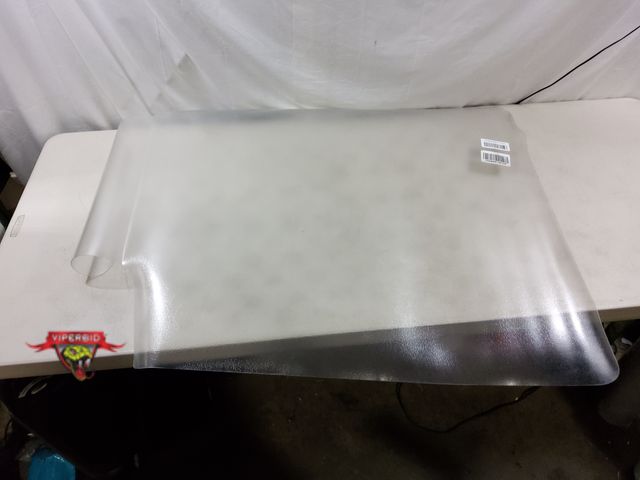 Lot 7-131012 - 36" X 48" Plastic Chair mat wit lip.
