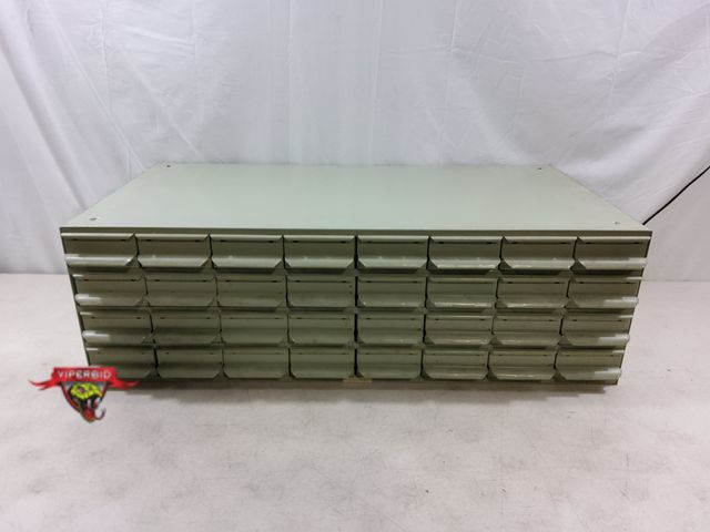 Lot 7-133409 - 32 Drawer Equipto Parts Bin Cabinet. 34-1/4" X 17"D X 10-3/4"H.