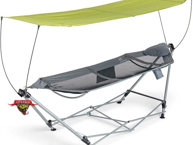 Lot 7-130858 - Baltoro Lucania Portable Hammock with Stand and canopy.