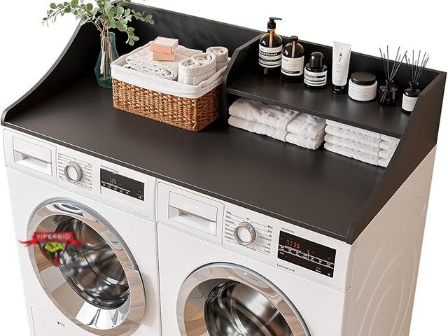 Lot 7-130806 - Memobarco 2 Tiers Washer Dryer Countertop, 54" Width x 27.5"D.