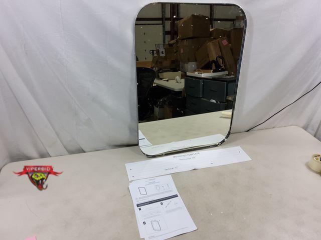 Lot 7-131332 - 22" x 30" Silver Framed Mirror.