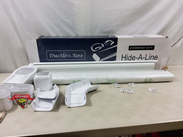 Lot 7-130746 - DuctlessAire Mini Split Line Set Cover Kit - Paintable. 4" X 14 ft.