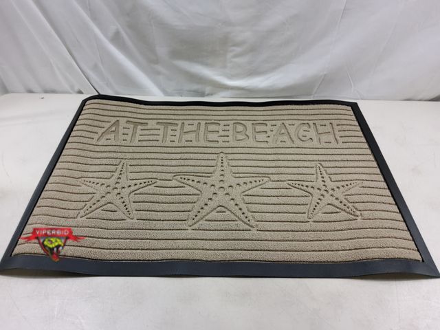 Lot 7-131022 - Gorilla Grip Rubber back 'At the Beach' entrance mat. 35"W X 23-1/2"H.