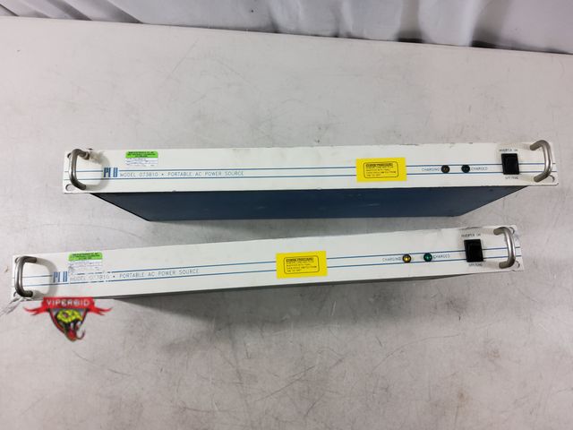Lot 7-135864 - (2) JPCB portable ac power sources. Model 073B10. Unable to test.