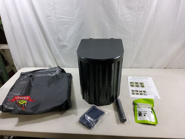 Lot 7-130962 - New! Outdoor folding toilet with bags, and liquid waste gel.