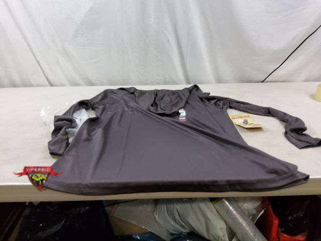 Lot 7-134759 - New! Buckhorn River XL hooded poly performance long sleeve shirt. Color: Charcoal.