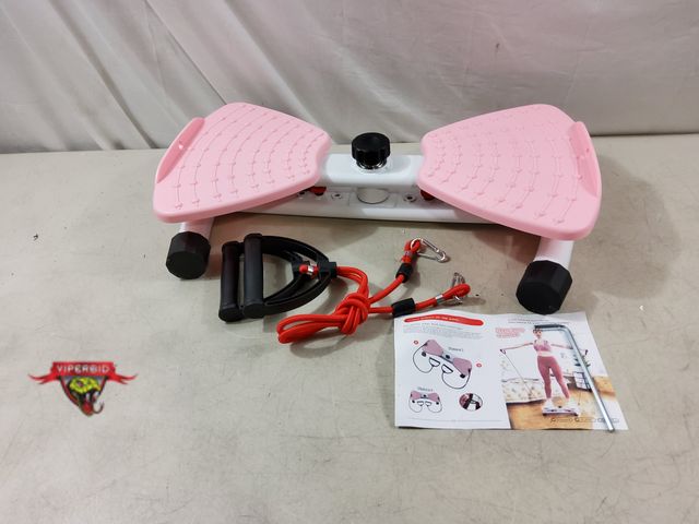 Lot 7-133018 - Waist twister exercise machine with bands.