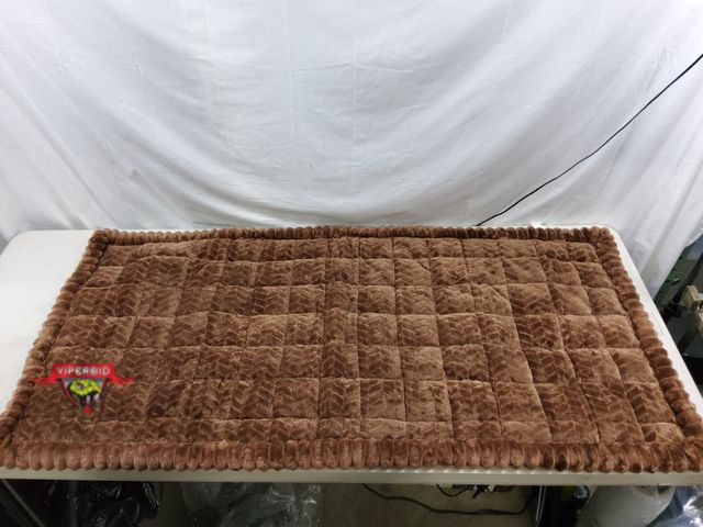 Lot 7-130522 - Plush Couch cover protector with non slip back. 28" X 59".
