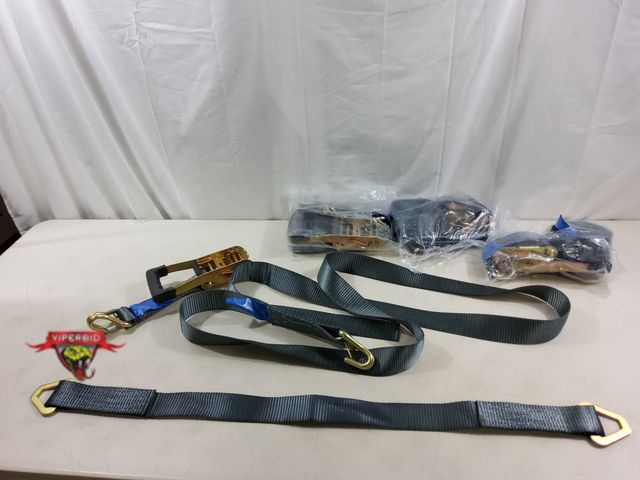 Lot 7-123533 - (4) 2" X 10 Ft. Ratchet straps with 3 ft. extender.