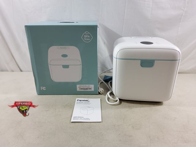Lot 7-133838 - PapabliC uv bottle sanitizer &amp; dryer. Tested to power on.