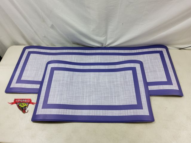 Lot 7-130620 - 2-Piece anti fatigue comfort mat. 47" X 17" &amp; 29"X 17".