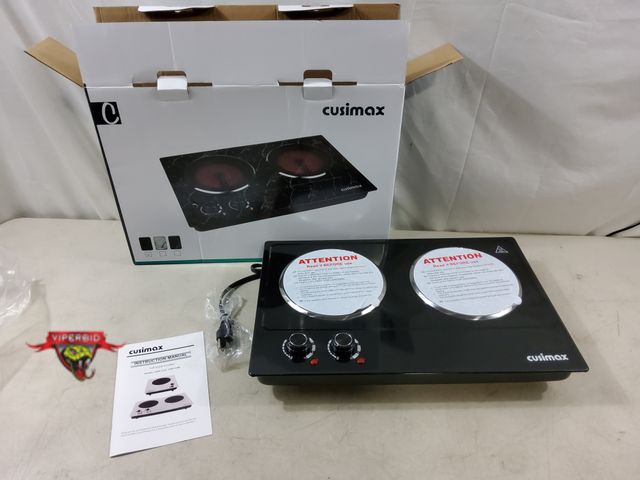 Lot 7-133032 - Cuismax electric hob. Model CMIP-C180. Tested to warm.
