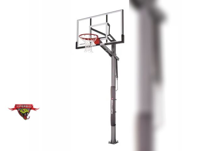 Lot 7-131413 - Looks new! Retail value $999! Goaliath 60'' Ignite In-Ground Basketball Hoop.