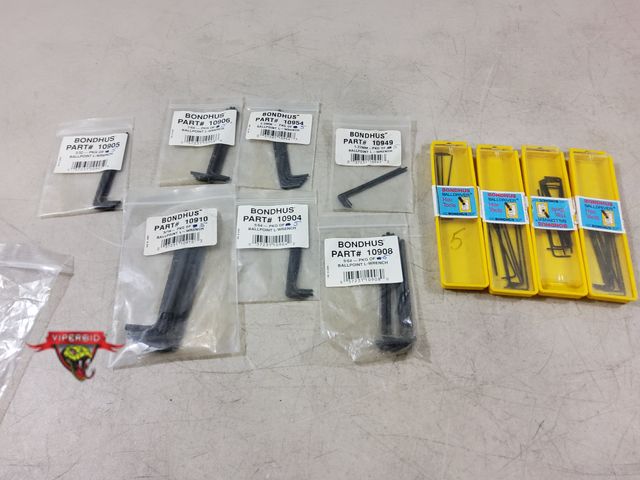 Lot 7-133242 - New! Lot of assorted Bondhus ballpoint L-wrenches.