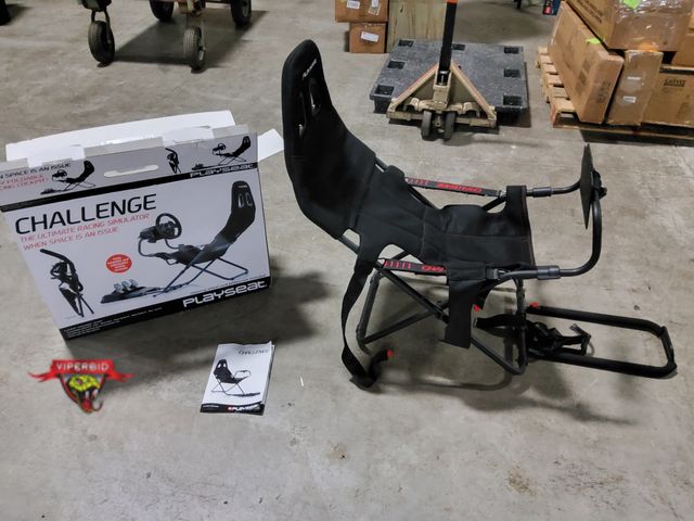 Lot 7-134561 - Retail value $229. PLAYSEAT Challenge Racing Simulator Cockpit | Foldable &amp; Adjustable .