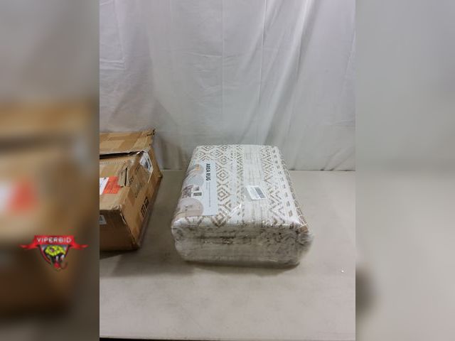 Lot 7-123644 - New! 9 ft. X 12 ft. Area rug. Machine washable. Neutral Moroccan Boho.