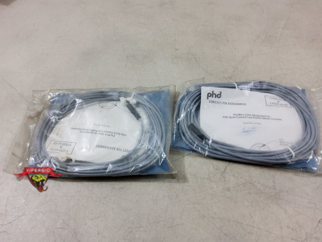 Lot 7-133217 - New! (2) PHD Cordsets. #17533-00-05.