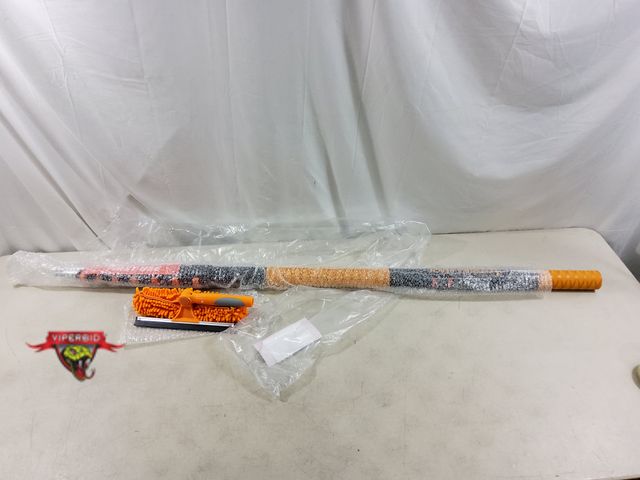 Lot 7-134919 - Extend-A-Reach Telescoping Window Cleaning Pole with Scrber and Squeegee. (7'-30')