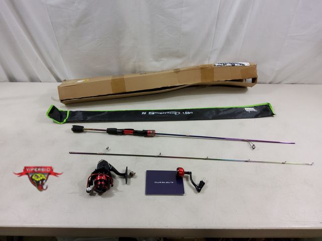 Lot 7-131076 - Sougayilang 2-Piece 5 ft. 6" fishing rod and reel combo.