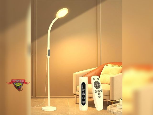 Lot 7-119778 - Aoife Light Therapy Lamp / Mood lamp with remote. 9"D x 9"W x 68"H