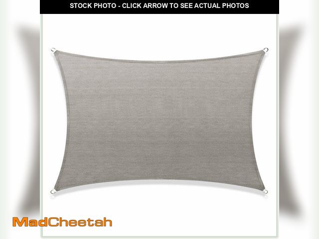 Lot 74-14368865 - COLOURTREE 190 GSM Rectangle Sun Shade Sail Screen Canopy, Outdoor Patio and Pergola Cover - UNUSED