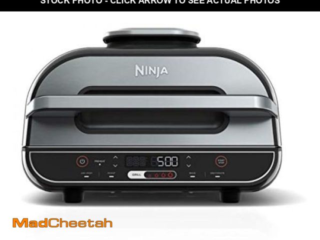 Lot 74-12155931 - Ninja Foodi 5 in 1 Indoor Grill &amp; Air Fryer-Ultimate Kitchen Upgrade for Mom 4-Qt Black BG500A -...