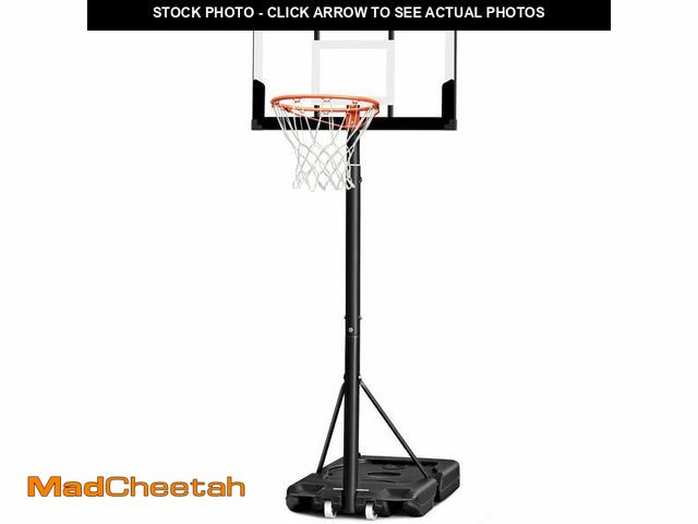 Lot 74-14609174 - SERAY Adjustable Basketball Hoop for Kids, Teens &amp; Adults, 3.3 to 10 feet Height, 40 inch Backbo...