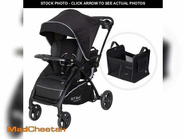 Lot 74-12759869 - Baby Trend Sit N' Stand 5-in-1 Shopper Plus Stroller, Kona - USED