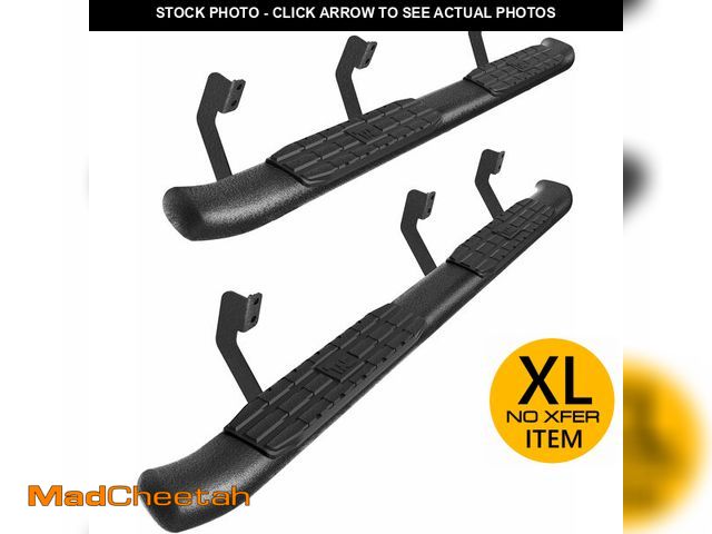 Lot 74-13074284 - TAC Side Steps Running Boards Compatible with 2005-2025 Nissan Frontier Crew Cab Truck Pickup 4.25" ...