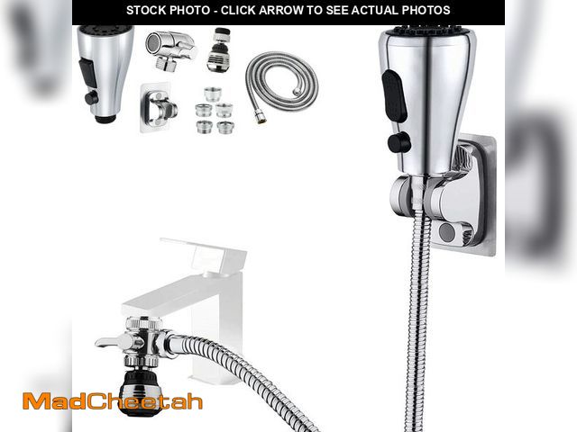 Lot 74-13716499 - Kitchen Faucet Sink Sprayer Attachment Set,3 Modes Sink Sprayer Replacement Head with Stainless Stee...