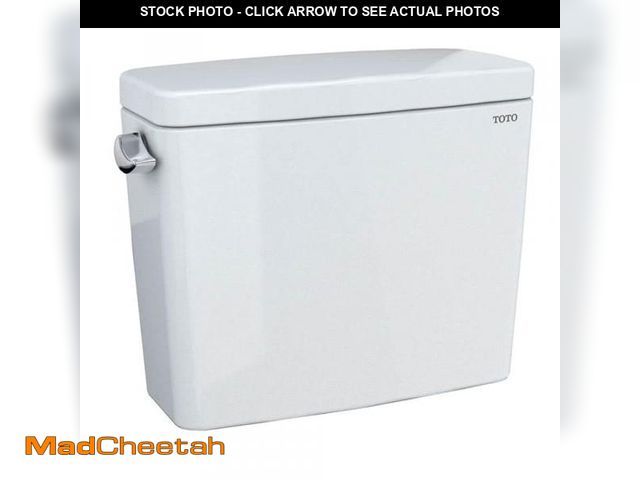 Lot 74-12156934 - TOTO Drake 1.28 GPF Toilet Tank with WASHLET+ Auto Flush Compatibility, Cotton White - ST776EA#01 - ...