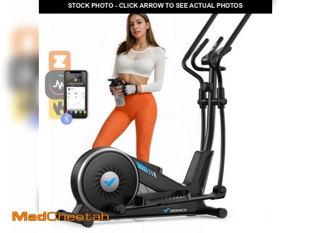Lot 74-12197132 - MERACH Elliptical Exercise Machine  16 Adjustable Workout Levels Silent Magnetic Resistance Fitness ...