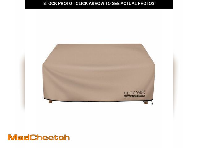 Lot 74-14273476 - ULTCOVER Waterproof Outdoor Deep Seat Sofa Bench Cover 62W x 40D x 35H inch Patio Furniture Loveseat...