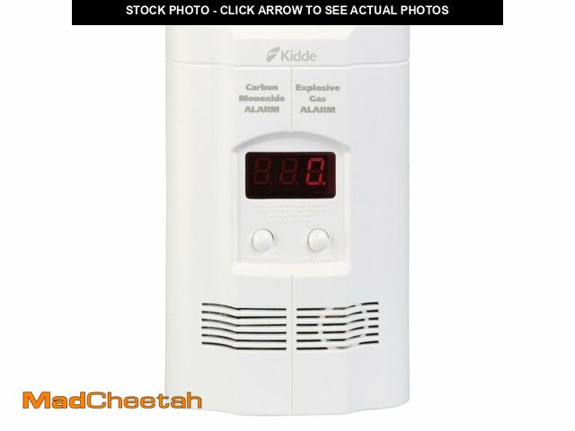 Lot 74-14428119 - Kidde Carbon Monoxide + Explosive Gas, Natural Gas &amp; Propane Alarm, Plug-in with 9V Battery Back...