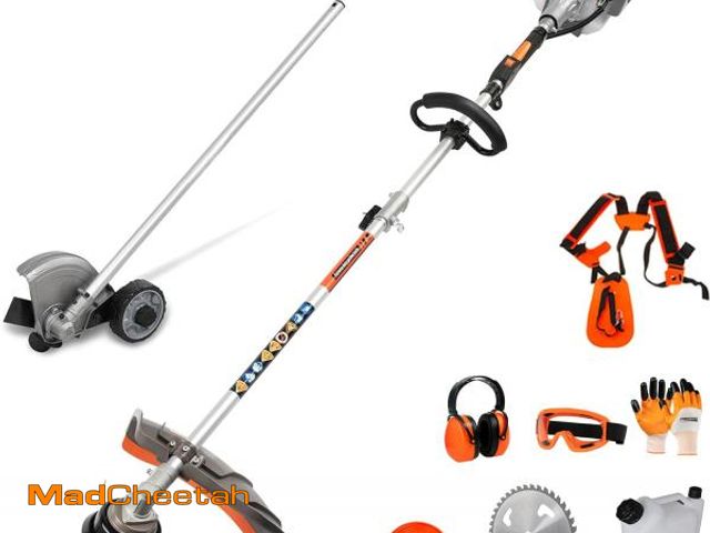 Lot 74-12478944 - Proyama 26cc 2 In 1 Extreme Duty 2-Cycle Gas Dual Line Trimmer And Brush Cutter, Grass Trimmer, Weed...