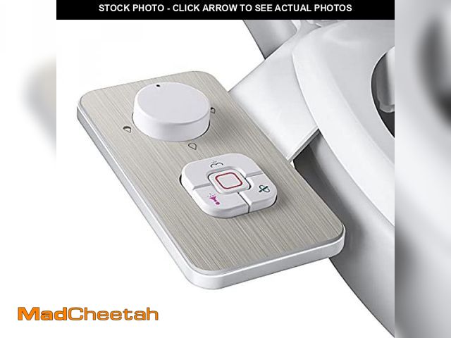 Lot 74-11556271 - SAMODRA Bidet Attachment, Non-Electric Cold Water Bidet Toilet Seat Attachment with Pressure Control...