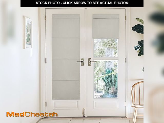 Lot 74-14211836 - NICETOWN Magnetic Door Curtains for Window, Thermal Insulated Curtains, French Front Door Window Cov...