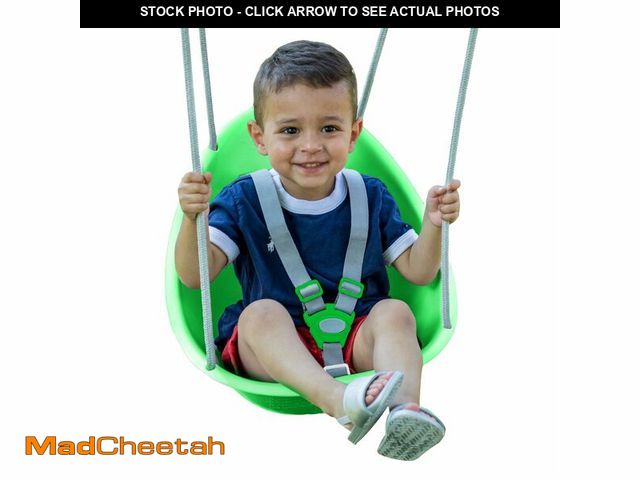 Lot 74-13787353 - Swurfer Coconut Toddler Swing Ã¢â¬â Comfy Baby Swing Outdoor, 3-Point Adjustable Safety Harness, ...