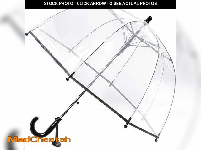 Lot 74-14435582 - Kids Umbrella Clear Bubble Umbrellas for Rain,Safety Dome Windproof Umbrella for Kid Girls and Boys ...