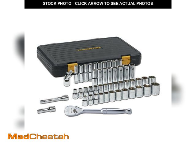 Lot 74-12585957 - GEARWRENCH 120XP 1/2 in. Drive 6-Point Standard &amp; Deep SAE/Metric Ratchet and Socket Mechanics T...